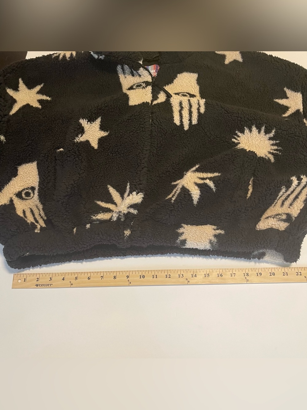 Urban Outfitters Jacket Sherpa Plush Fleece Olivia Large Oversized Fit - Picture 5 of 17